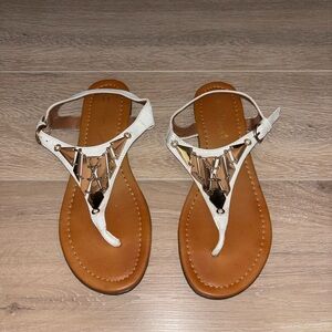 Elegant White Sandals